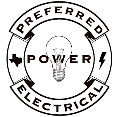 Preferred Power Electrical light bulb logo